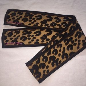 Authentic Louis Vuitton silk leopard bandeau.